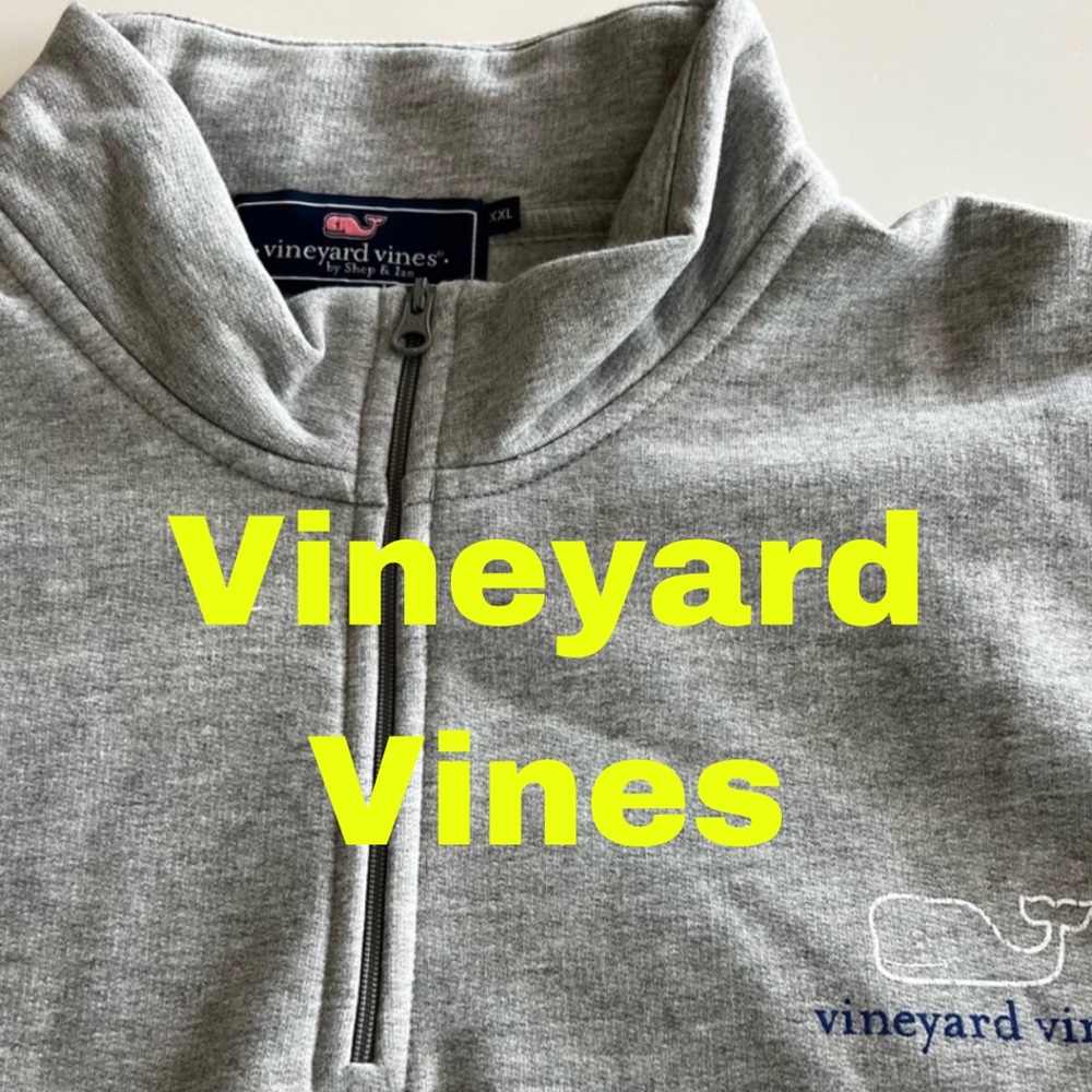 NWOT VINEYARD VINES MEMS 1/4 ZIP SWEATSHIRT SIZE XXL